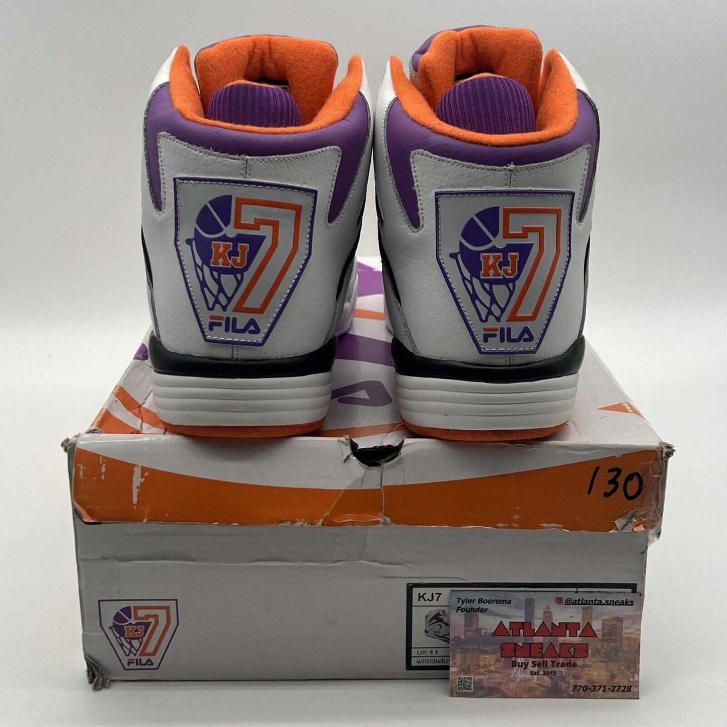 FILA KJ7 Kevin Johnson Mens Size 10.5 Phoenix Suns Mens (1VB90079-184)