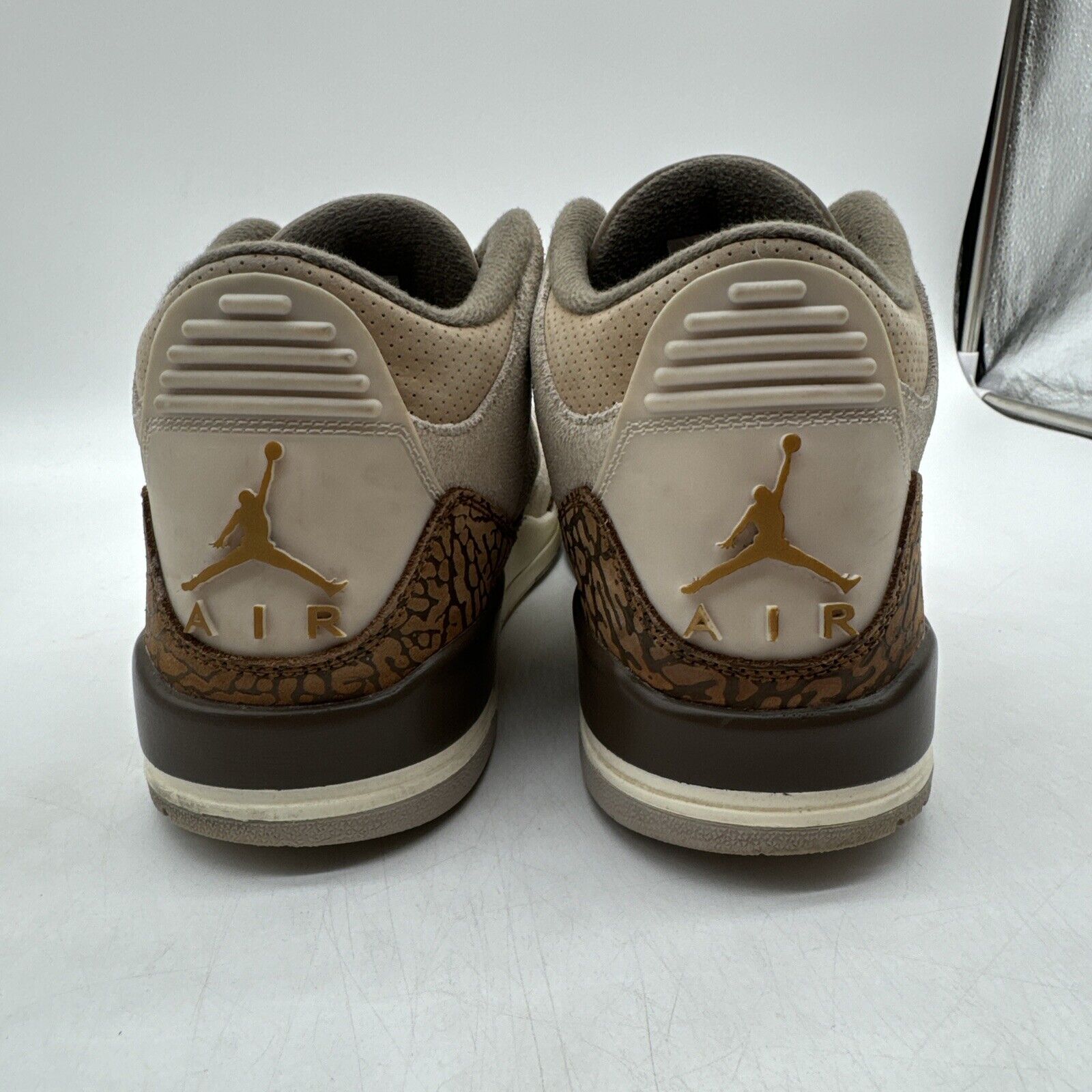 Size 11  Men’s - Jordan 3 Retro Low Palomino Brown Cream Suede Cracked Aged Look