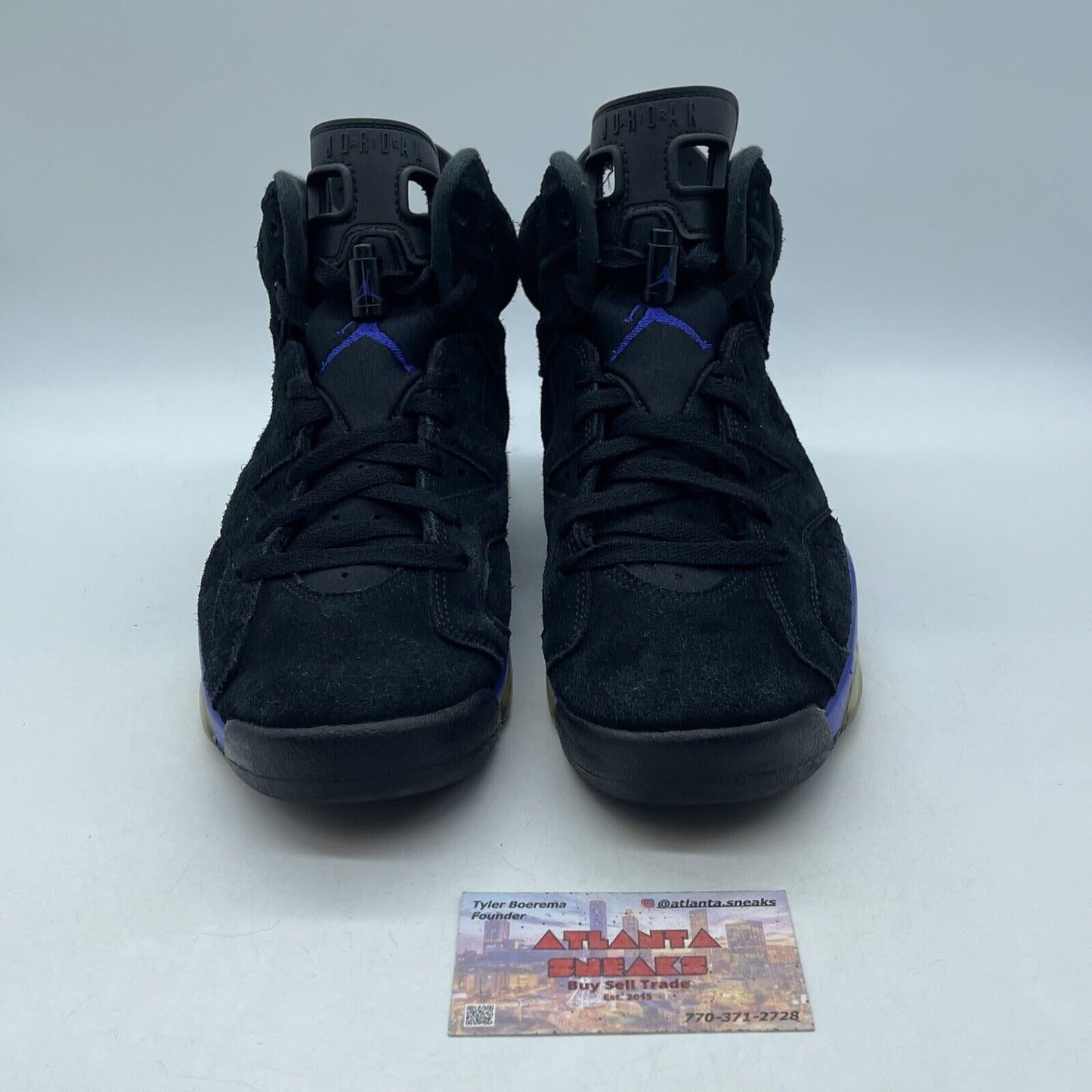 Size 8 - Air Jordan 6 Retro Aqua Black Suede Blue Purple Leather (CT8529-004)