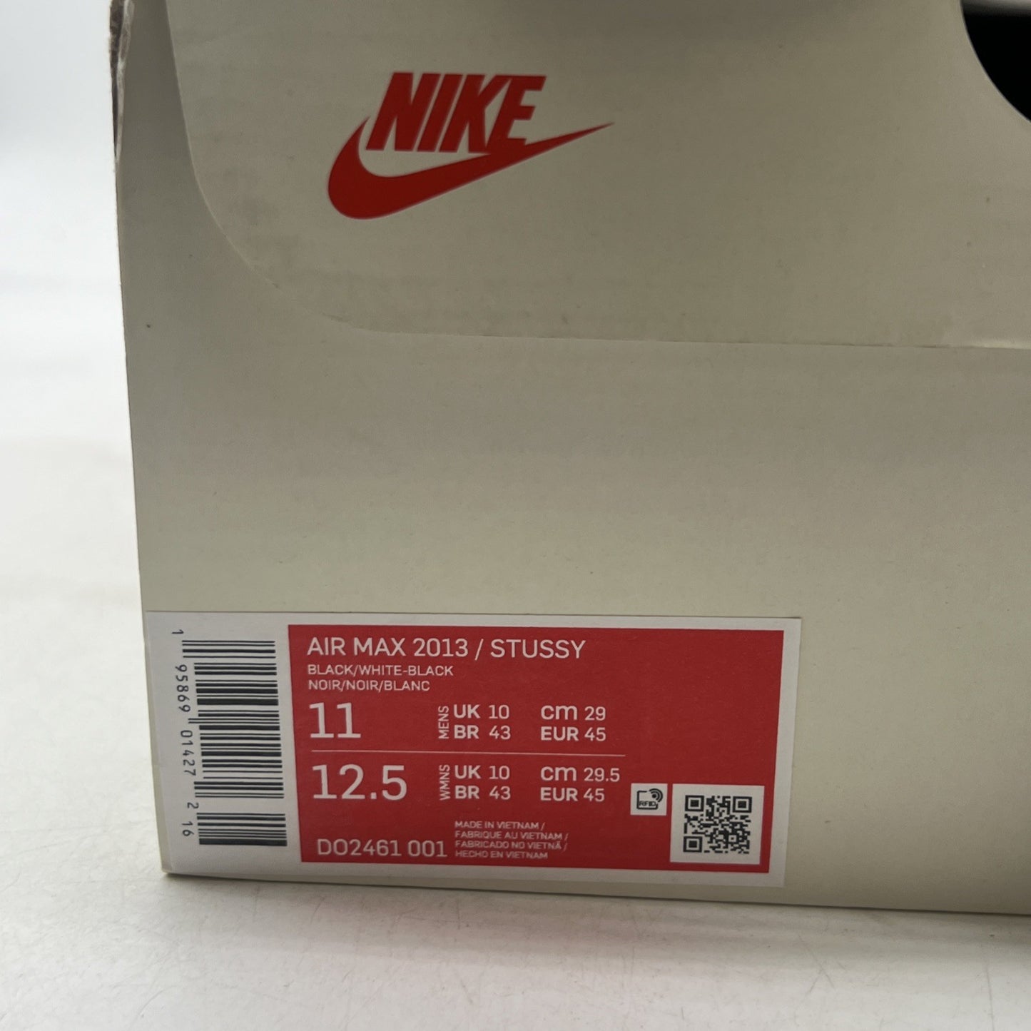 Size 11 - Nike Stussy x Air Max 2013 Black (DO2461-001)