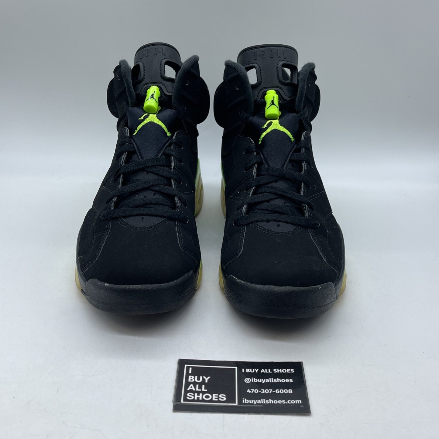 Size 11 - Jordan 6 Retro Electric Green Black Suede (CT8529-003)