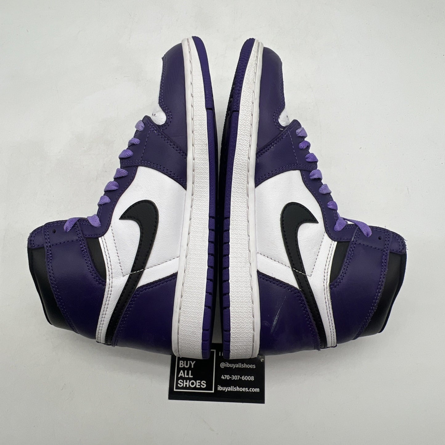 Size 8 - Air Jordan 1 Retro OG High Court Purple 2.0 (555088-500)