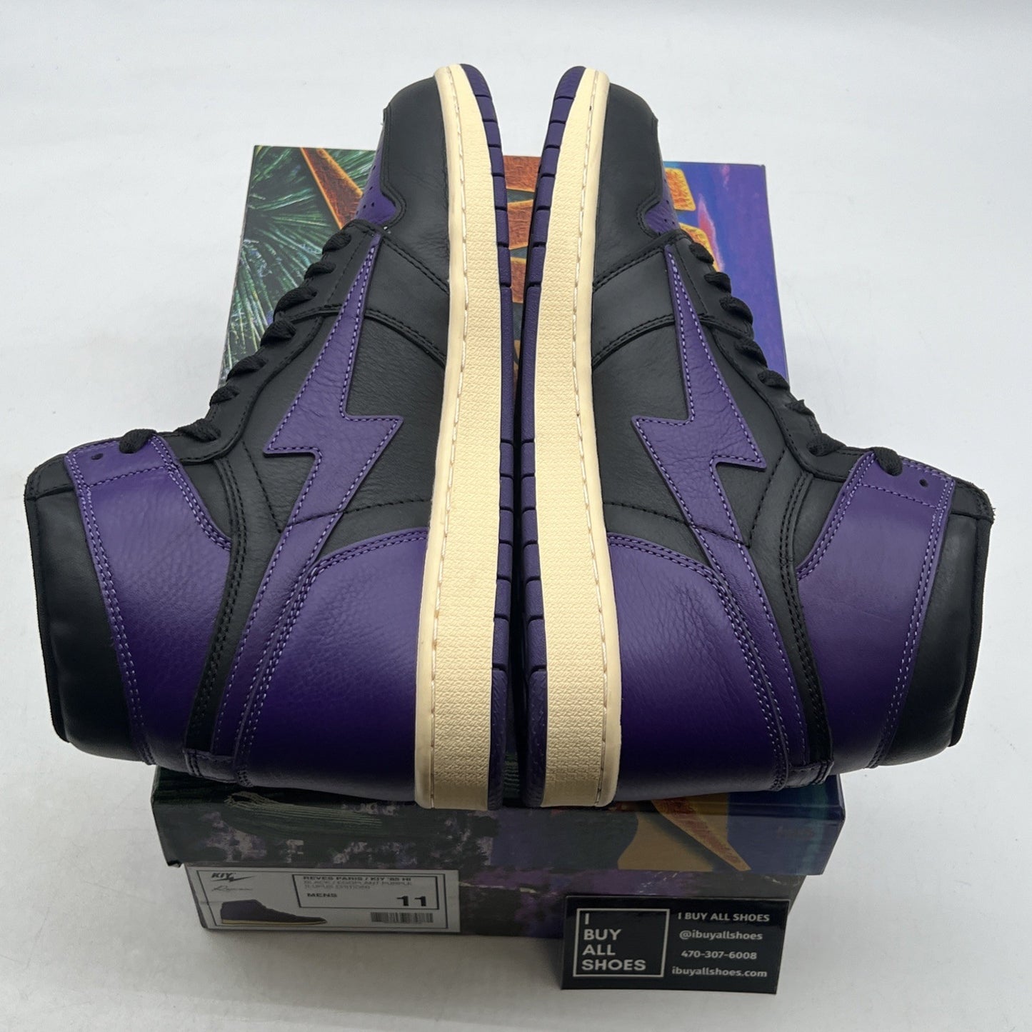 Size 11 - Air Kiy 85 Hi  Reeves Paris Lupus Awareness