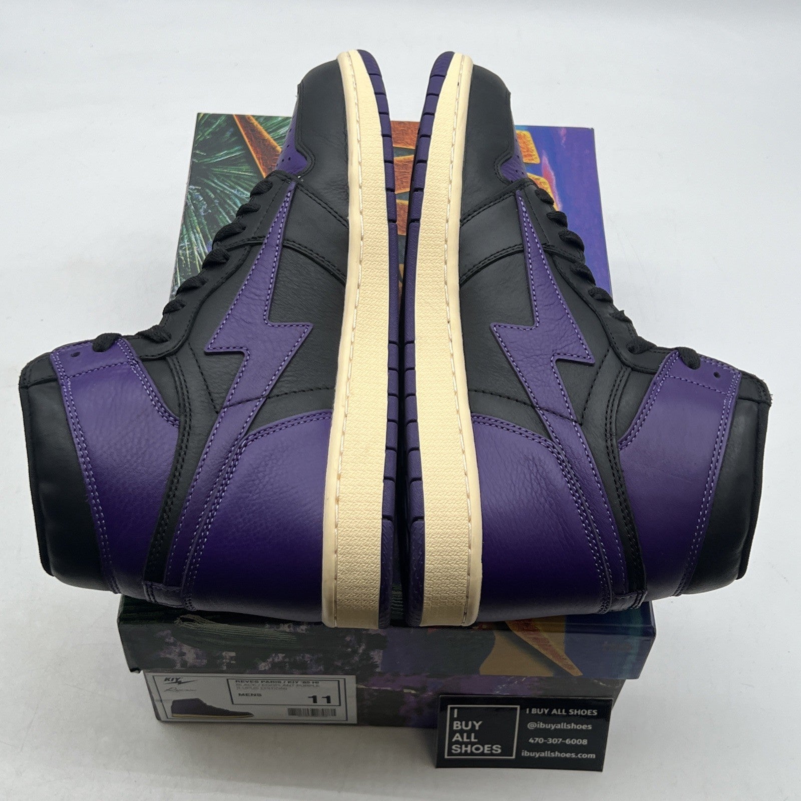 Size 11 - Air Kiy 85 Hi  Reeves Paris Lupus Awareness