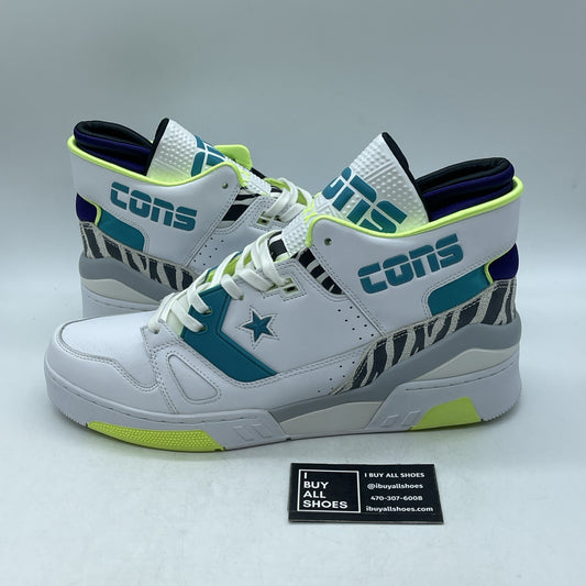 Size 13 - Just Don x Converse ERX-260 Mid Animal - White Teal (163783C)