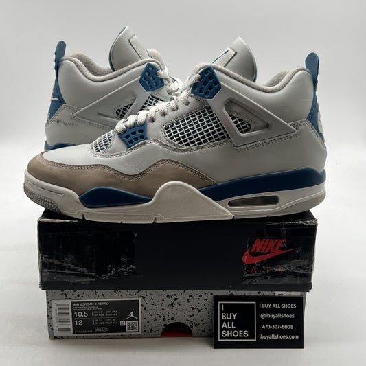 Size 10.5 - Air Jordan 4 Retro 2024 Military Blue (FV5029-141)