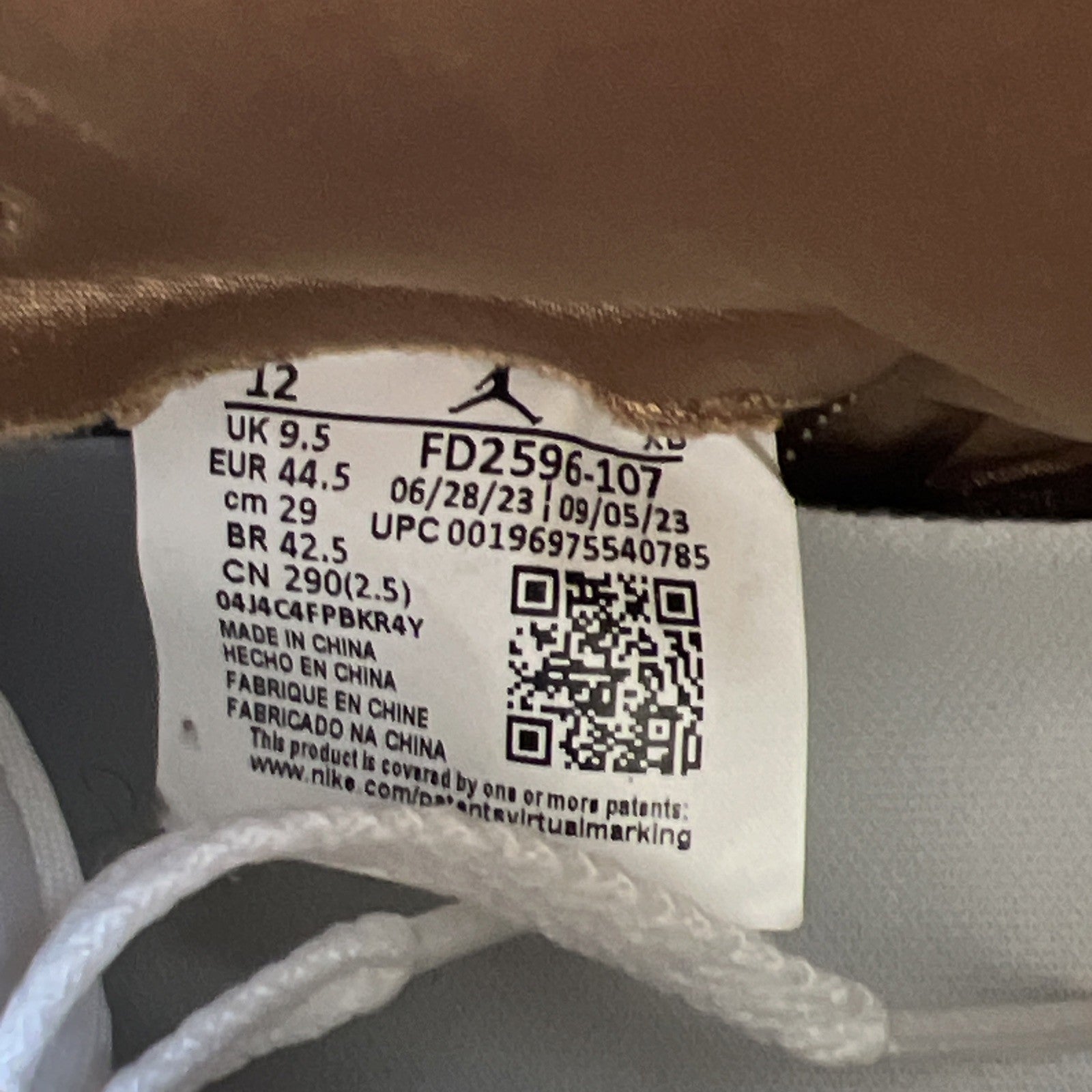 Size 12 - Air Jordan 1 Retro OG High Metallic Gold W (FD2596-107)