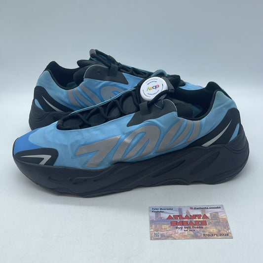 Size 13 - adidas Yeezy Boost 700 MNVN Bright Cyan Blue Silver Black (GZ3079)