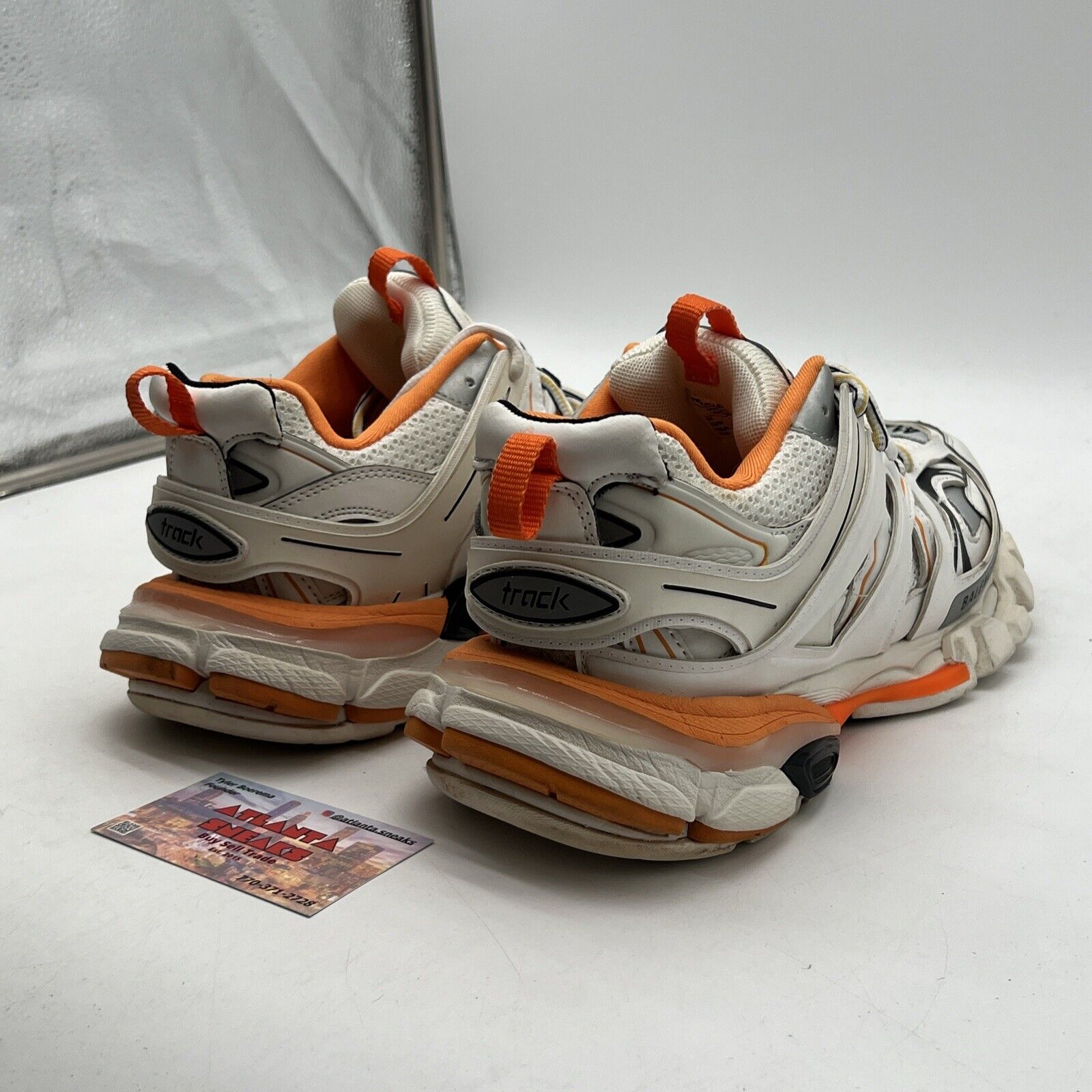 Size 41 (8 US) - Balenciaga Track ' White, Orange