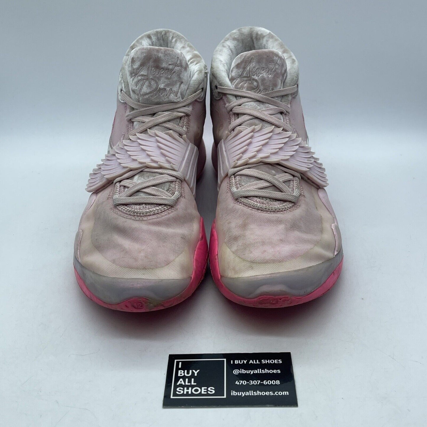 Size 13.5 - Nike KD 12 Aunt Pearl Pink Suede Leather (CT2740-900)
