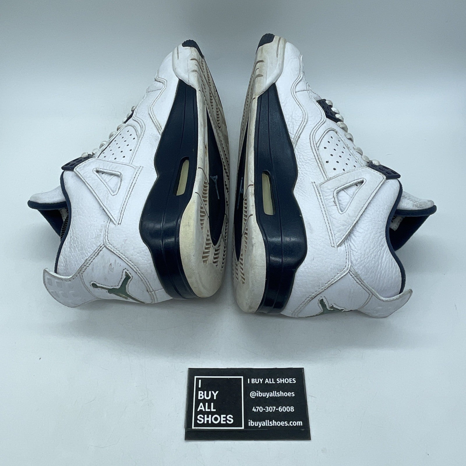 Size 8.5 - Air Jordan 4 Retro LS Columbia (314254-107)