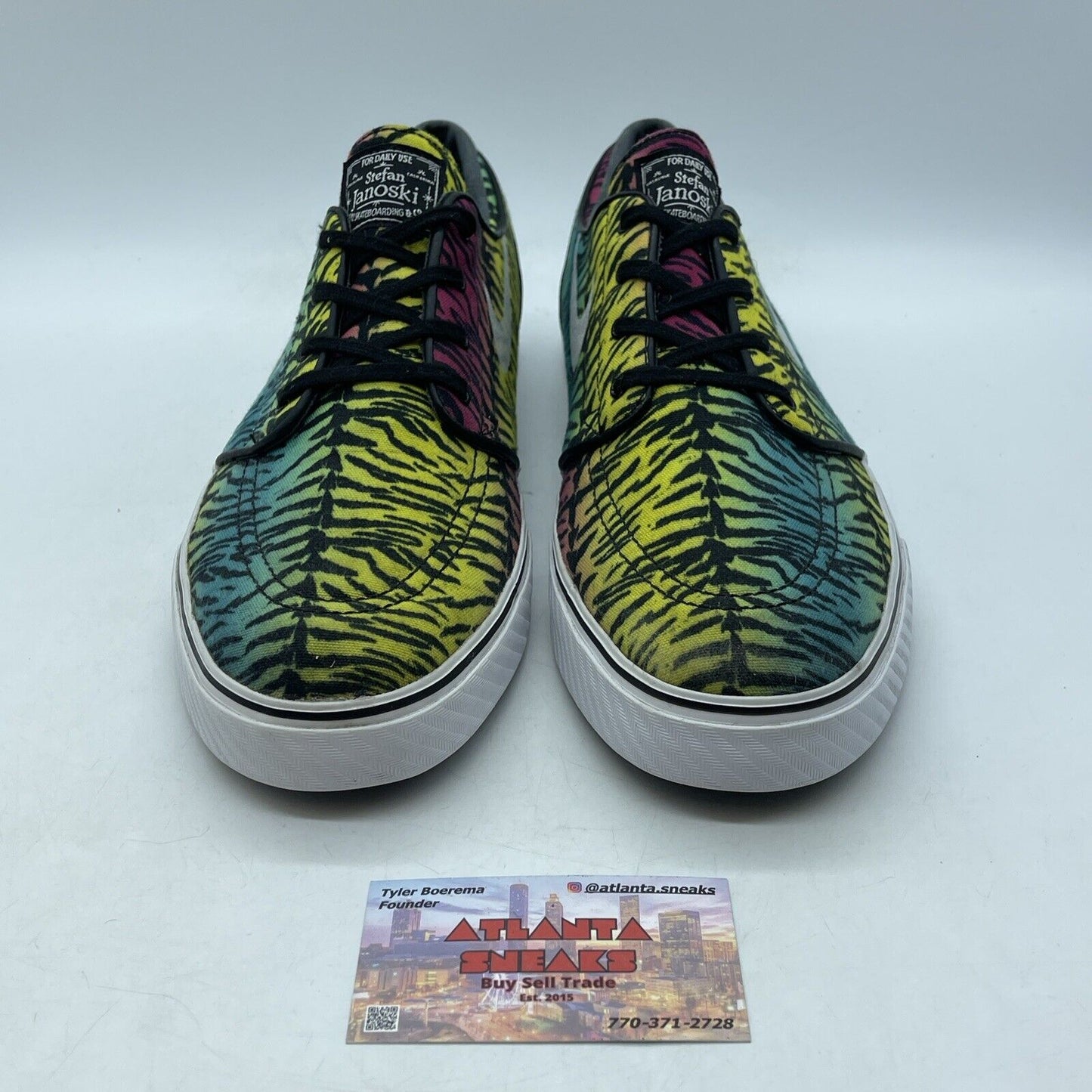 Size 12 - Nike Stefan Janoski Canvas Tiger Pack Blue Purple Suede (615957-713)