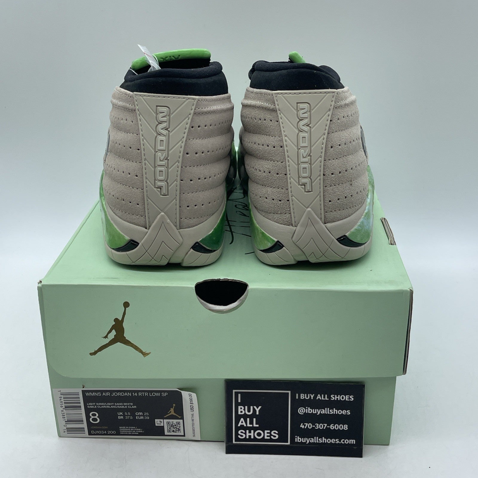 Size 8W - Aleali May x Air Jordan 14 Retro SP Low Fortune (DJ1034-200)