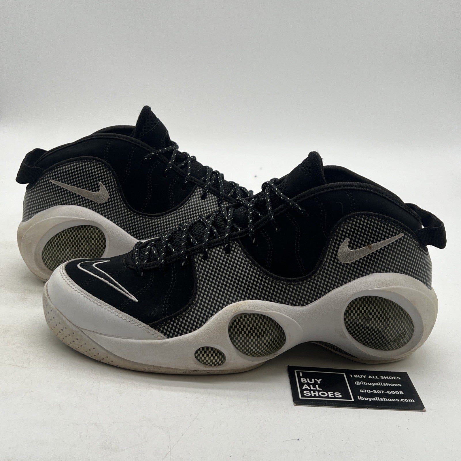 Size 10.5 - Nike Air Zoom Flight 95 Premium 2008 Black White (317810-011)