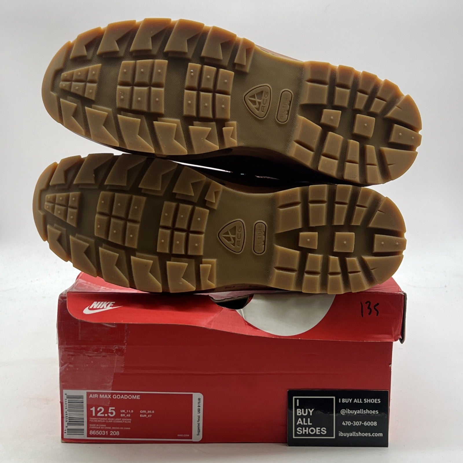 Size 12.5 - Nike Air Max Goadome Tawny (865031-208)