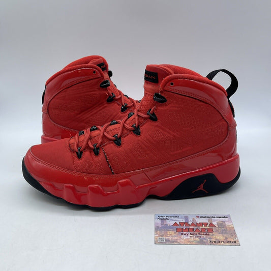 Size 10 - Jordan 9 Chile Red Black Suede Leather (CT8019-600)