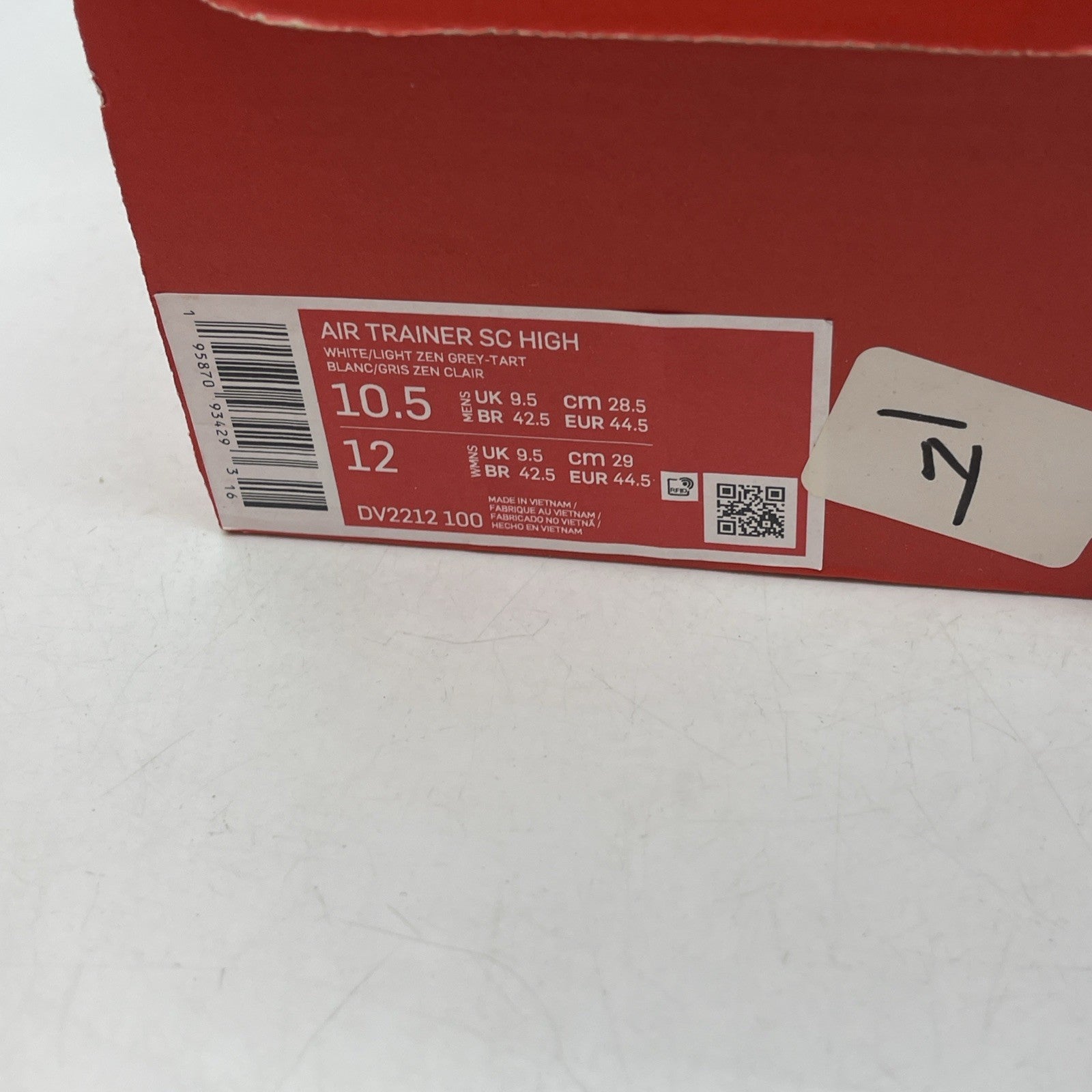Size 10.5 - Nike Air Trainer SC High Auburn (DV2212-100)