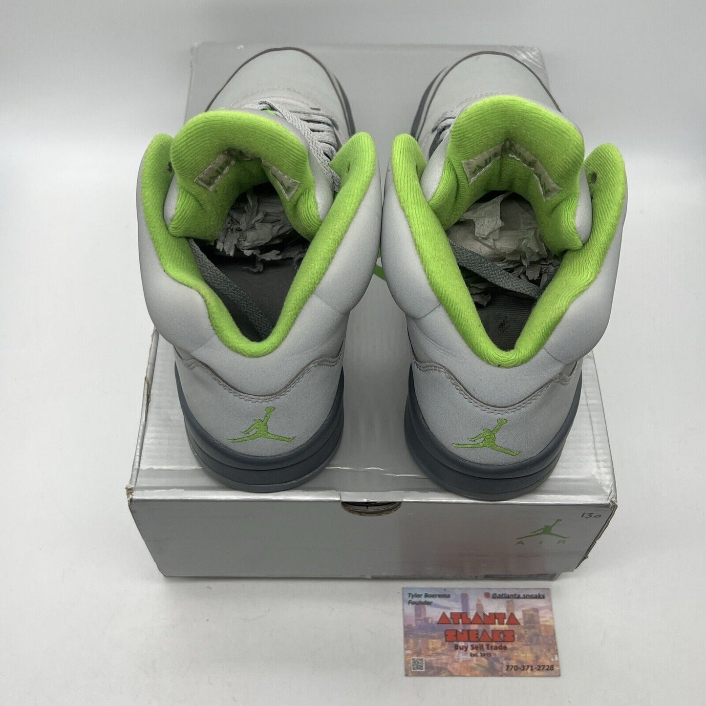 Size 8 - Jordan 5 Retro Green Bean Grey Icey (DM9014-003)