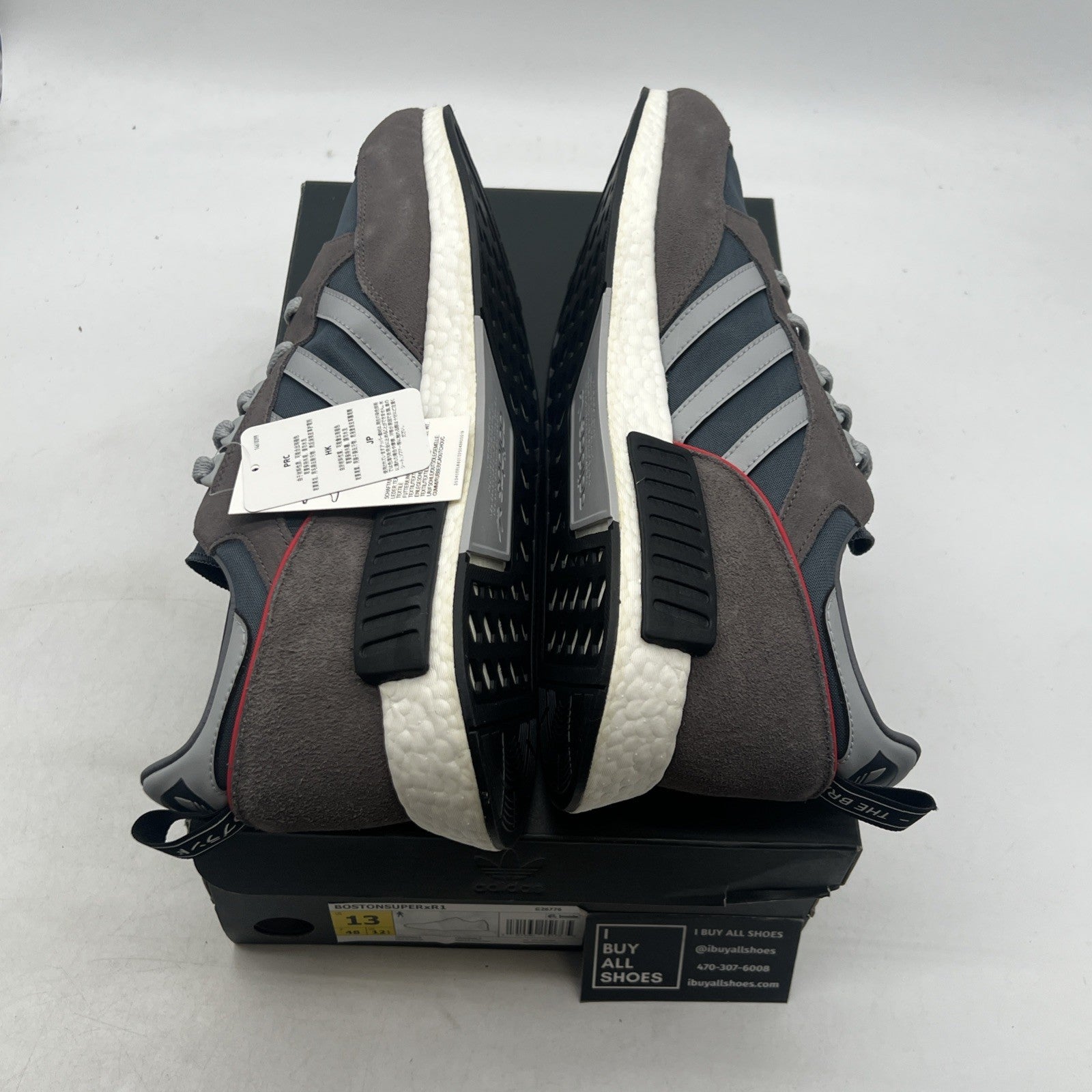 Size 13 - Adidas Boston Super R1 Cool Grey (G26776)