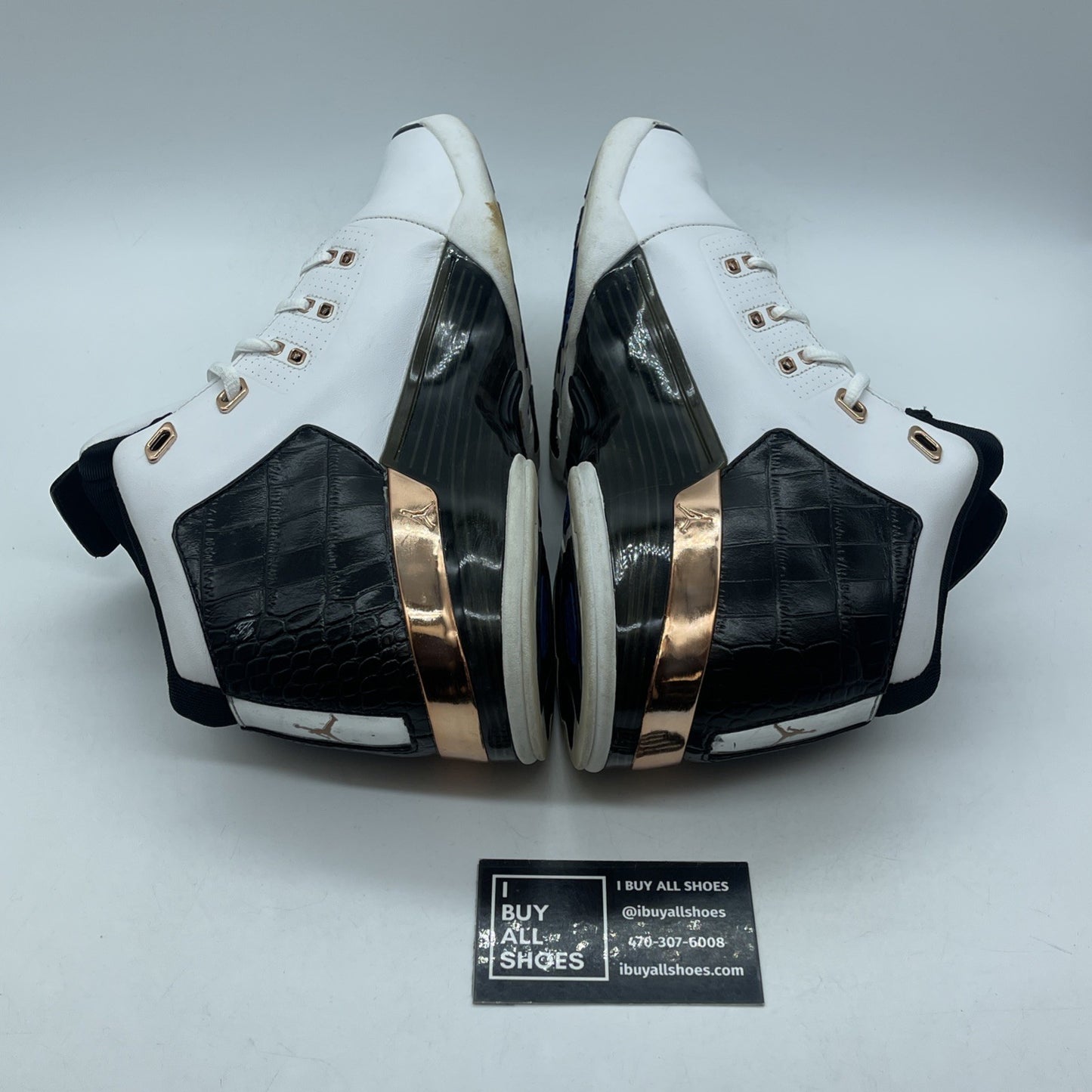 Size 9 - Air Jordan 17+ Retro 2016 Copper Black White Leather (832816-122)