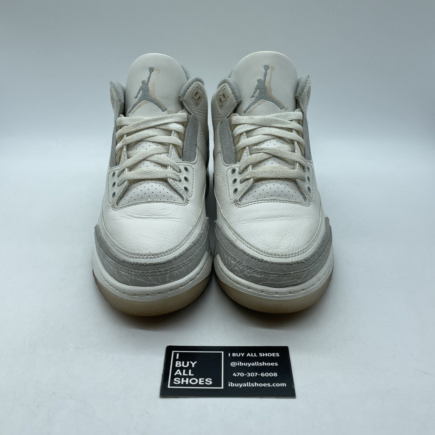 Size 9 - Air Jordan 3 Retro Craft Ivory/Grey White Leather (FJ9579-100)