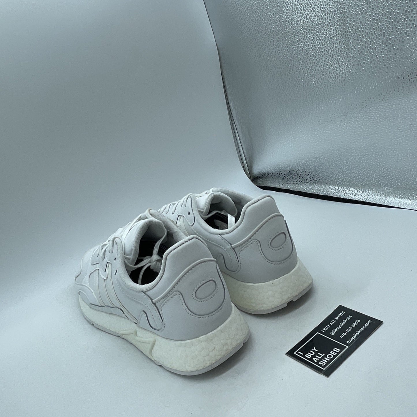 Size 13 - Adidas Tresc Run White Reflective (EH0965)