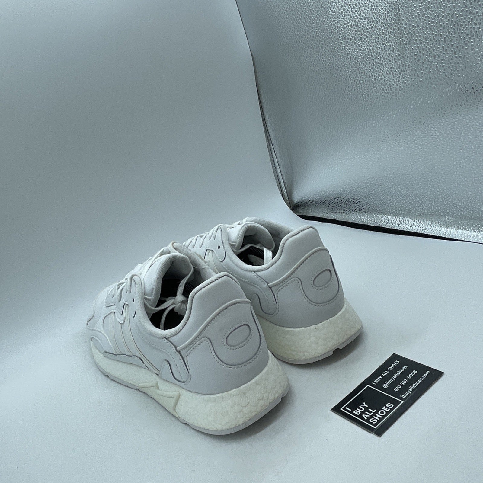 Size 13 - Adidas Tresc Run White Reflective (EH0965)