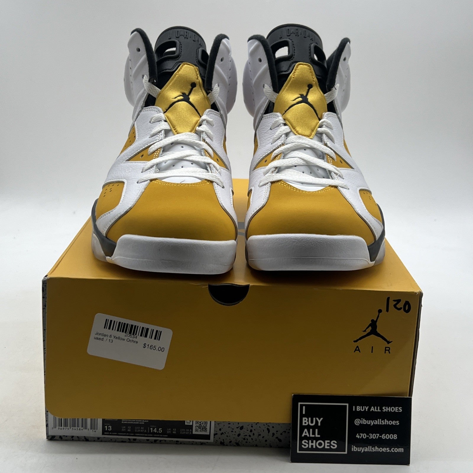 Size 13 - Air Jordan 6 Retro Yellow Ochre (CT8529-170)