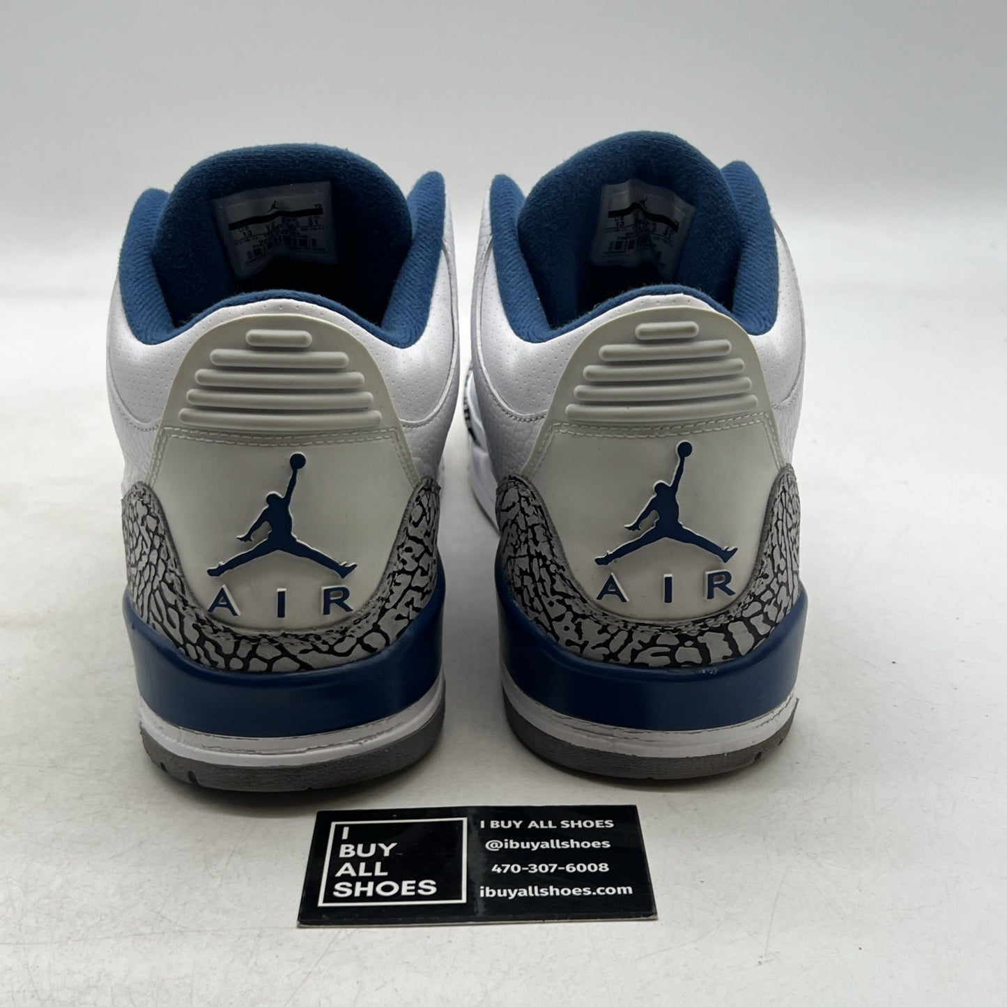 Size 12 - Air Jordan 3 Retro 2011 True Blue (136064-104)