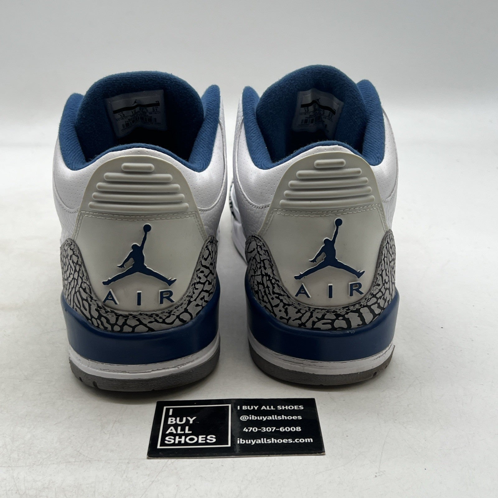 Size 12 - Air Jordan 3 Retro 2011 True Blue (136064-104)