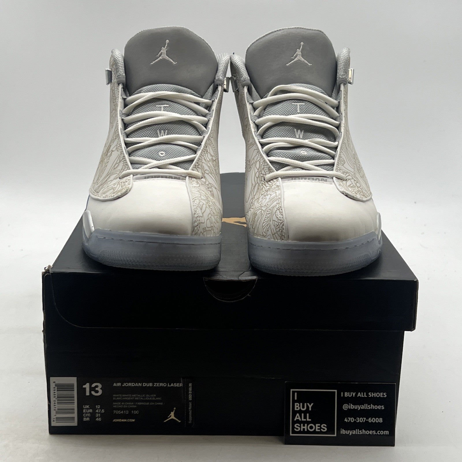 Size 13 - Air Jordan Dub Zero Laser (705413-100)