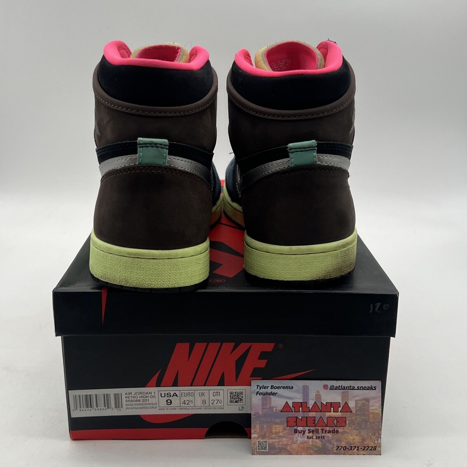 Size 9 - Air Jordan 1 Retro High Tokyo Bio Hack (555088-201)