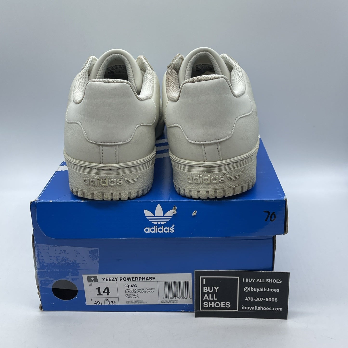Size 14 - adidas Yeezy PowerPhase Calabasas OG Brown Leather (CQ1693)