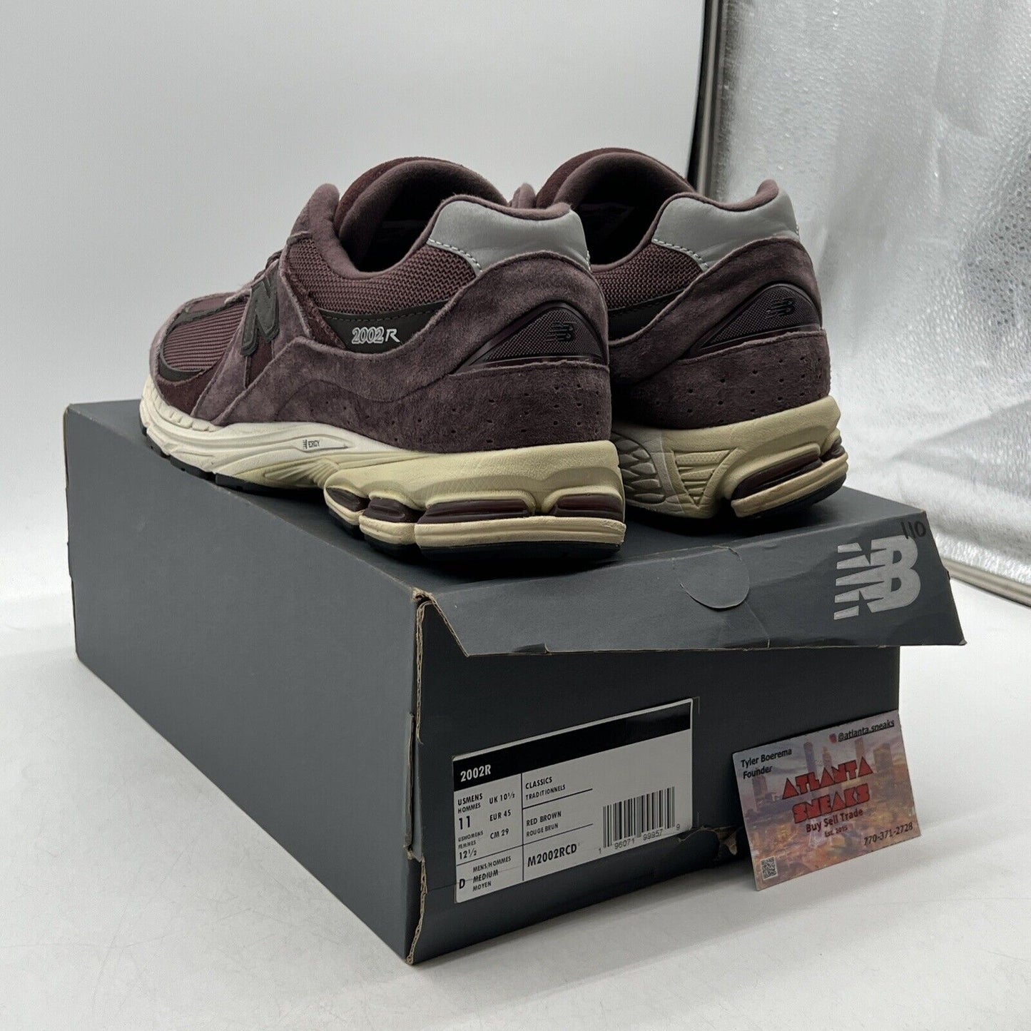 Size 11 - New Balance 2002R Truffle White Suede (M2002RCD)