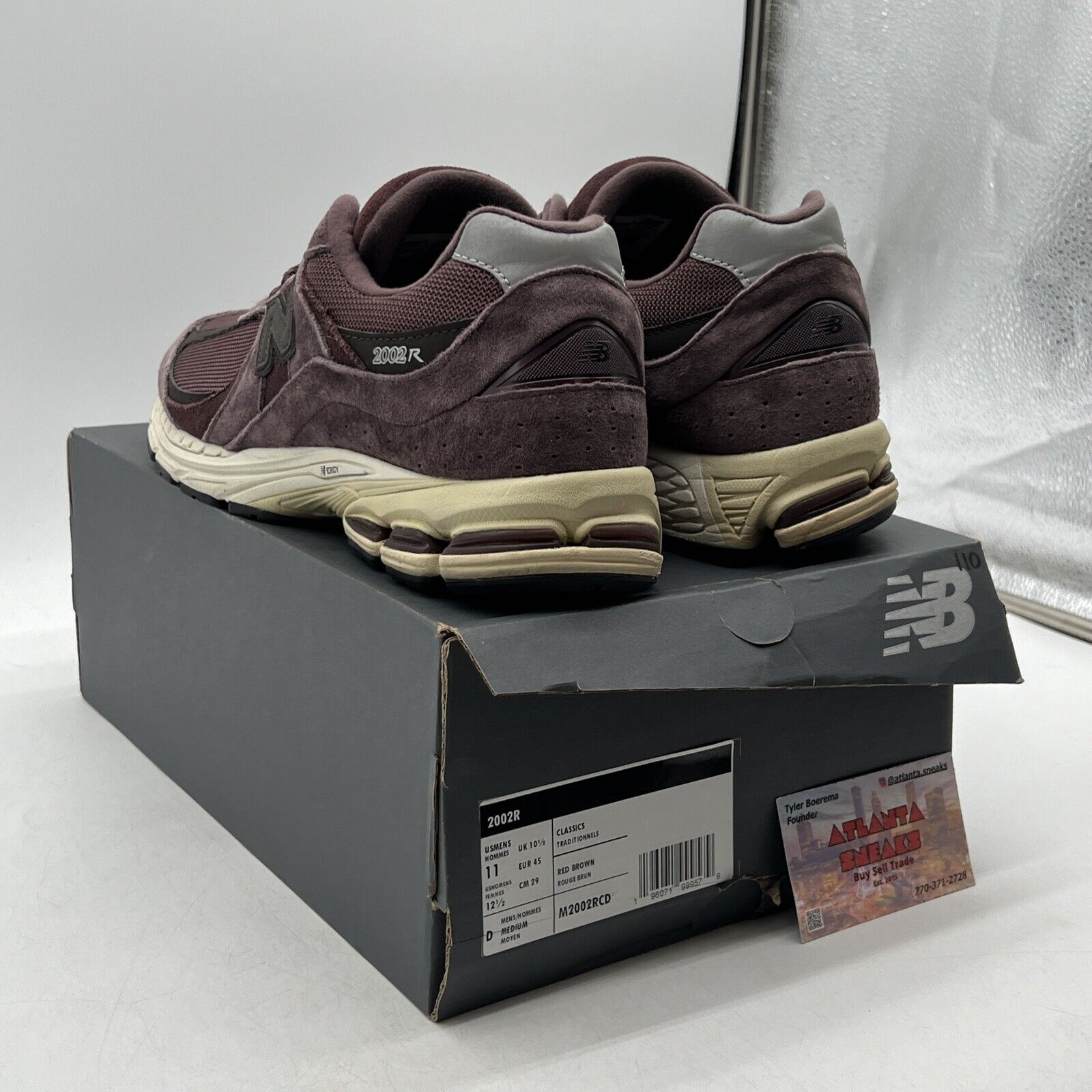 Size 11 - New Balance 2002R Truffle White Suede (M2002RCD)