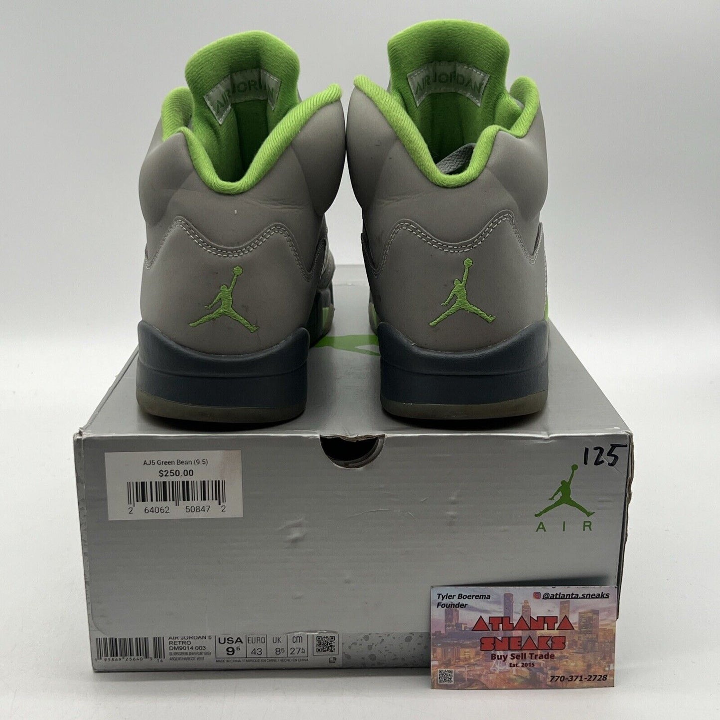 Size 9.5 - Jordan 5 Retro Green Bean (DM9014-003)