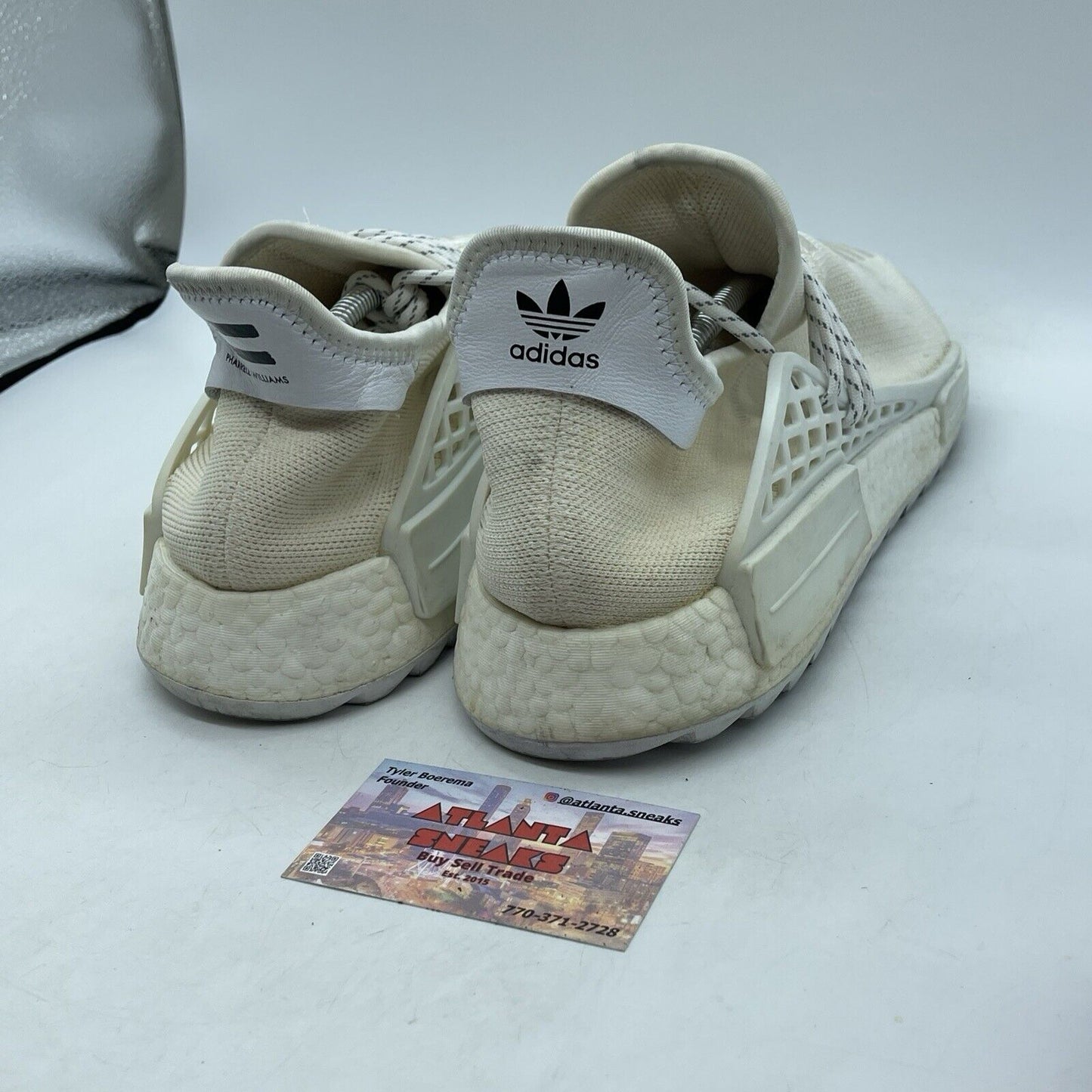 Size 13 - adidas Pharrell x NMD Human Race Trail Blank Canvas Suede (AC7031)