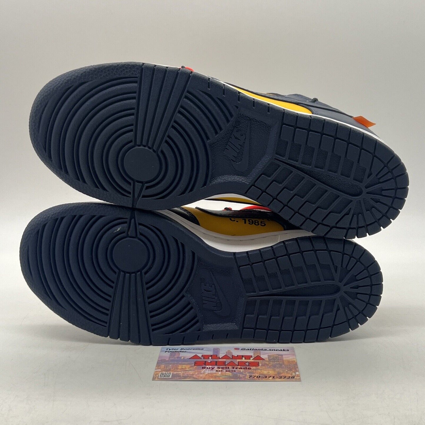 Size 4 - Nike Dunk Low x OFF-WHITE University Gold 2019 Heavy Yellow CT0856-700