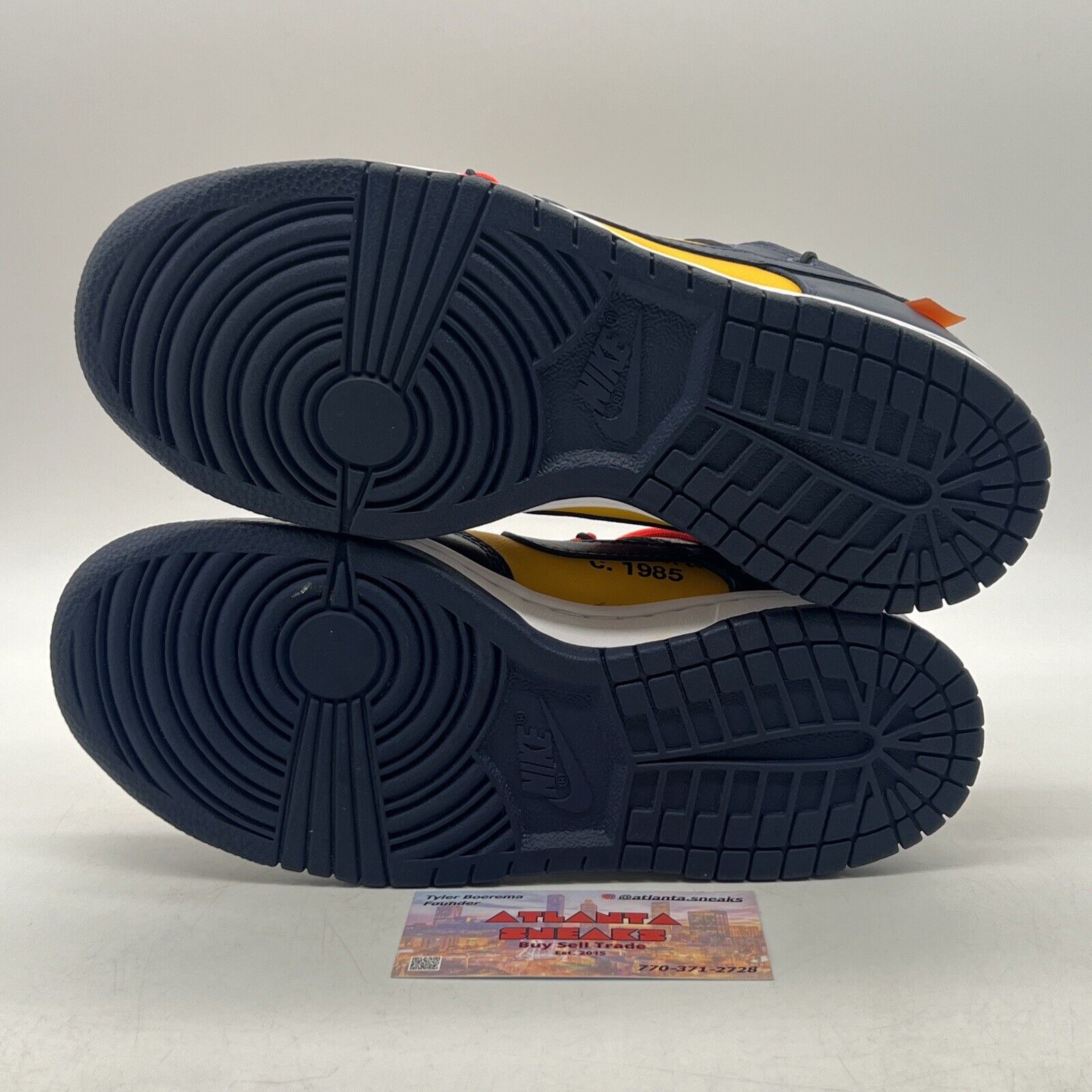 Size 4 - Nike Dunk Low x OFF-WHITE University Gold 2019 Heavy Yellow CT0856-700