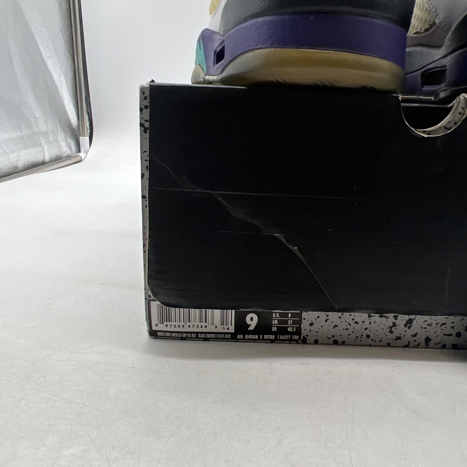 Size 9 - Air Jordan 5 Retro Grape 2013 (136027-108)