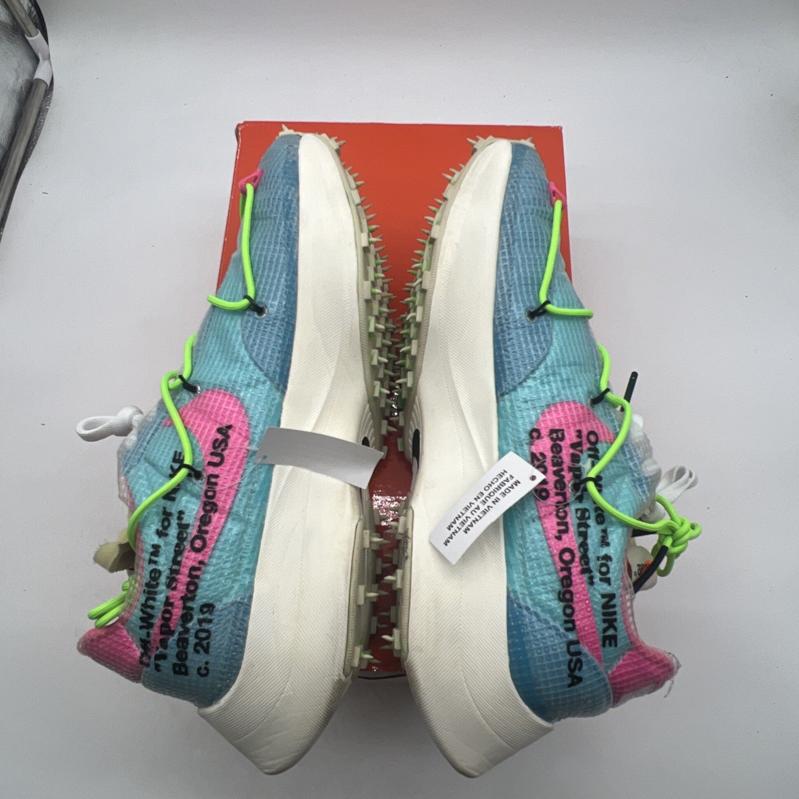 Size 14 - Nike Off-White x Vapor Street Polarized Blue W (CD8178-400)