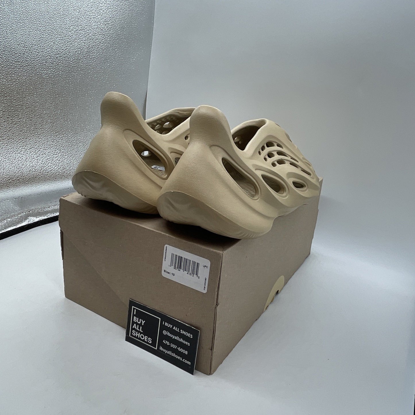 Size 10 - adidas Yeezy Foam RNNR Ochre (GW3354)