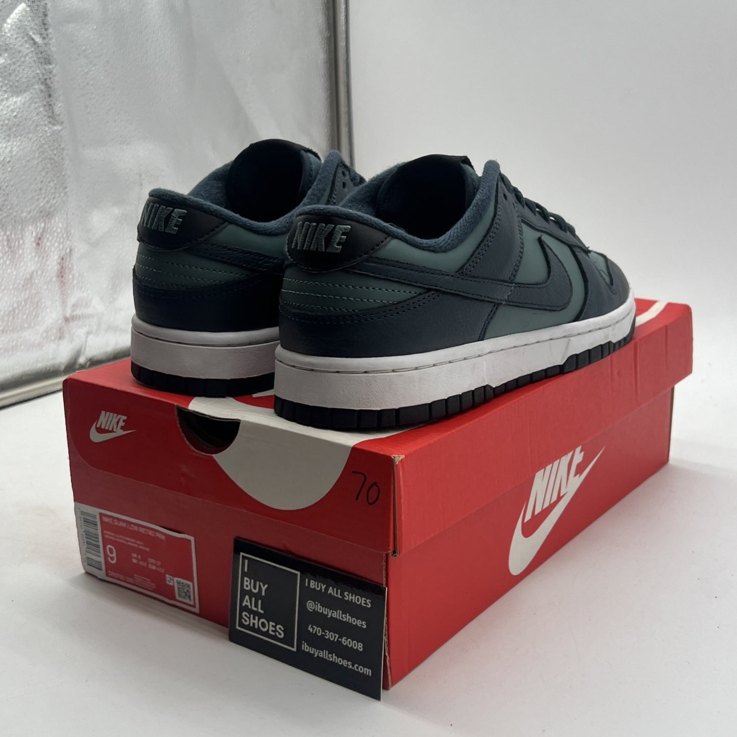 Size 9 - Nike Dunk Low Armory Navy/Black/Mineral State/White (DR9705-300)