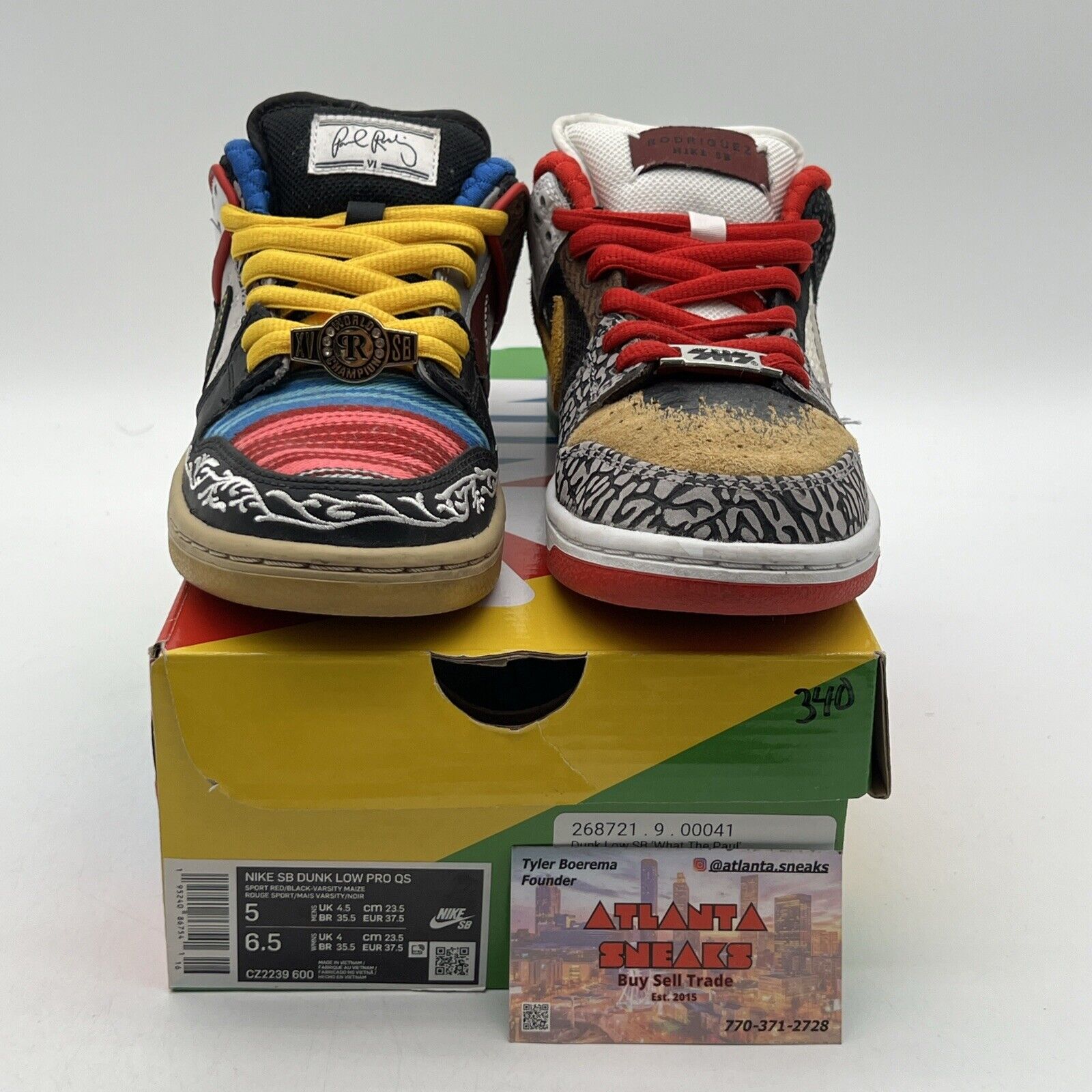 Size 5 - Nike SB Dunk Low What The Paul Leather Suede (CZ2239-600)