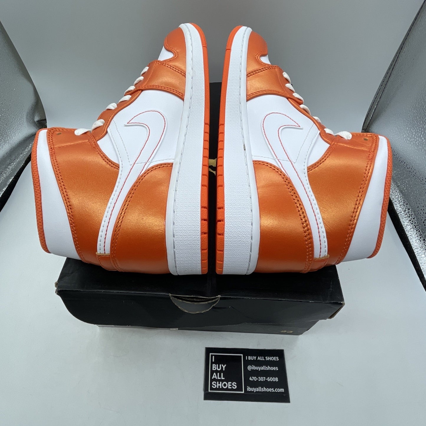 Size 9.5 - Air Jordan 1 SE Mid Electro Orange (DM3531-800)