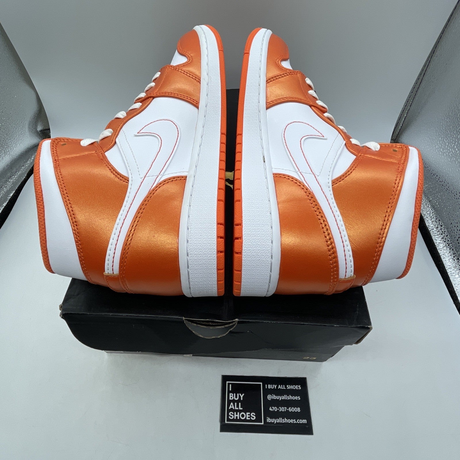 Size 9.5 - Air Jordan 1 SE Mid Electro Orange (DM3531-800)