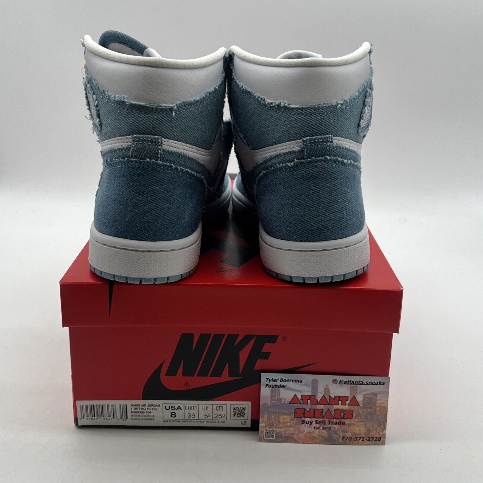 Size 8 - Air Jordan 1 High OG Denim 2022 (DM9036-104)