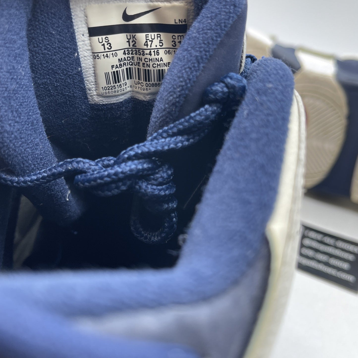 Size 13 - Nike Air More Uptempo Hoh Blue (432353-416)