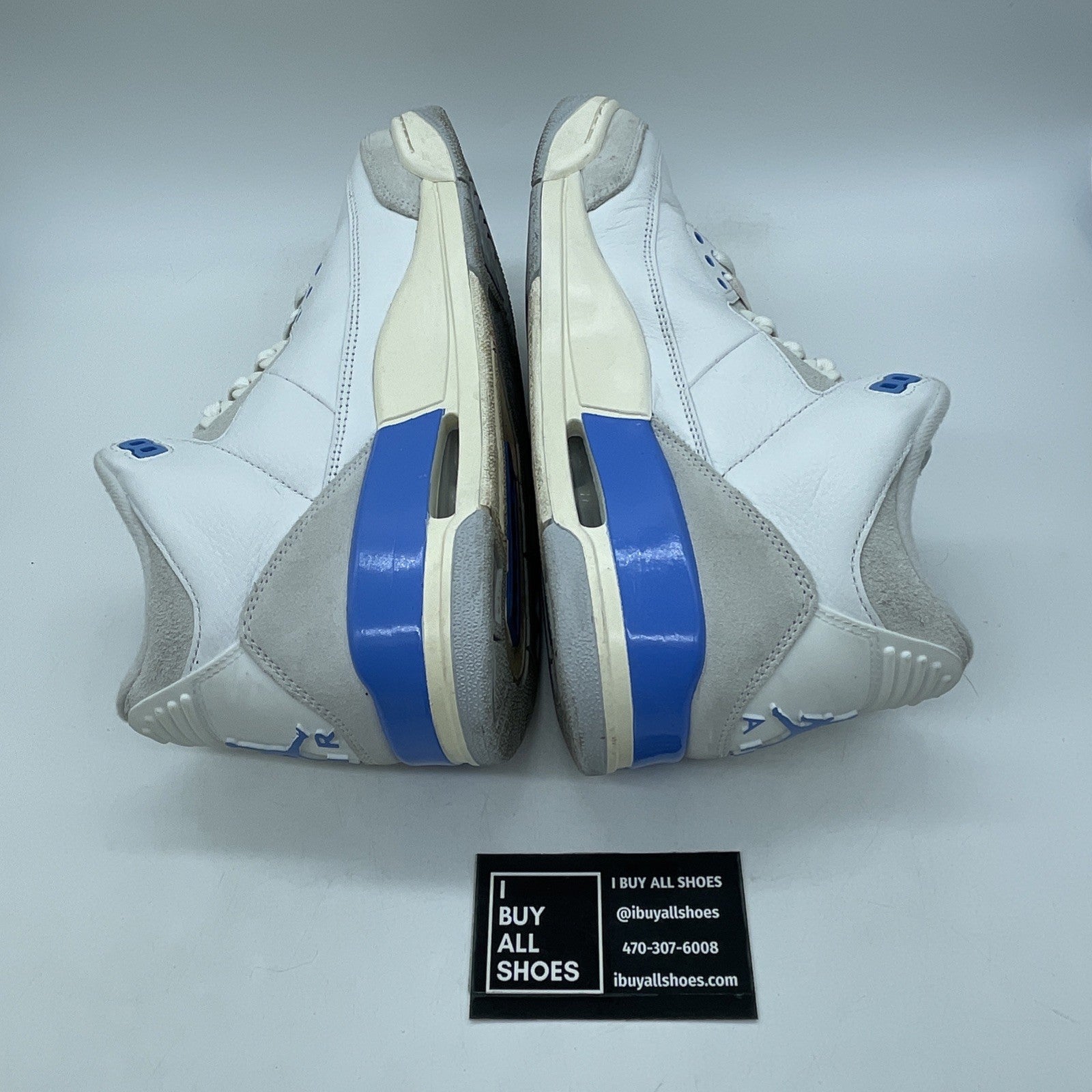 Size 9 - Air Jordan 3 Retro Lucky Shorts Grey White Suede Leather (CT8532-101)