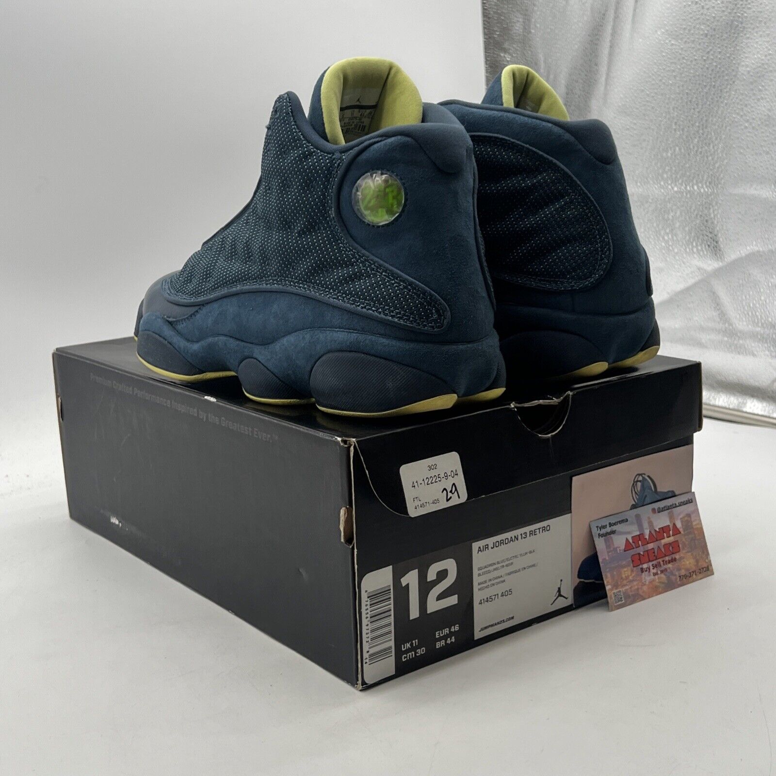 Size 12 - Air Jordan 13 Retro Squadron Blue (414571-405)